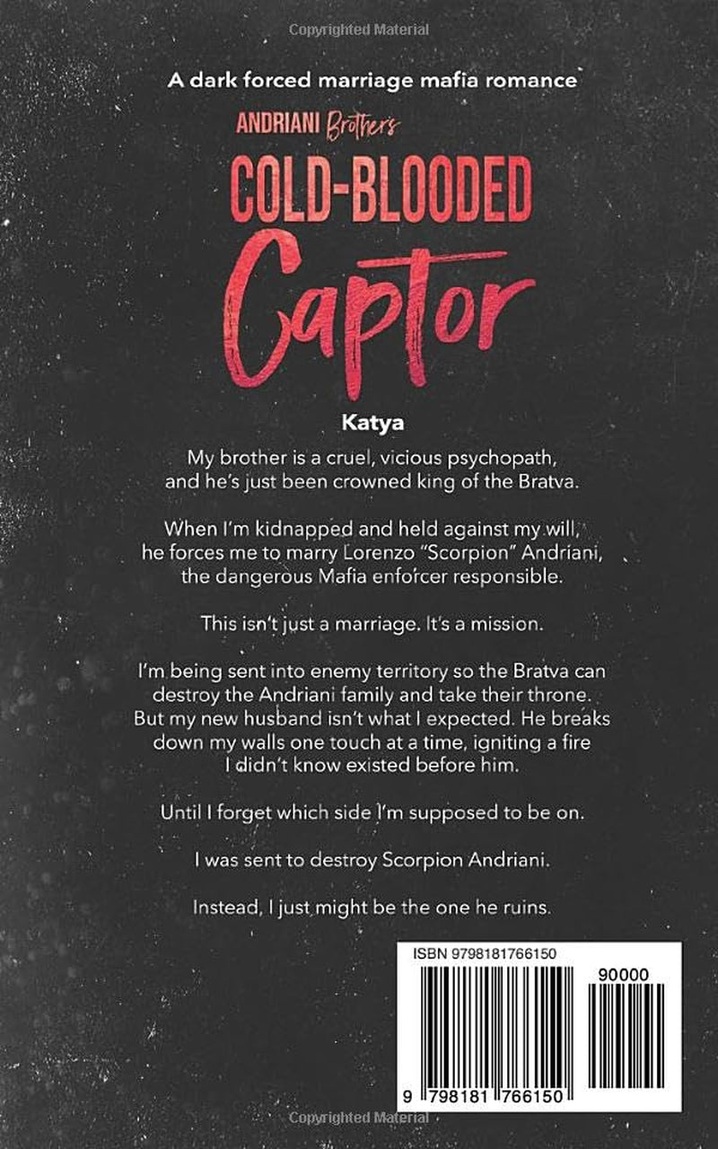 Cold-Blooded Captor: A Dark Forced Marriage Mafia Romance (Andriani Brothers)