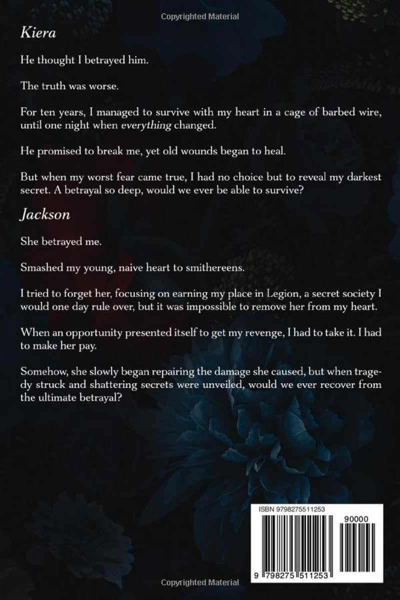Cruel Betrayal: Legion: A Secret Society Romance Book Two