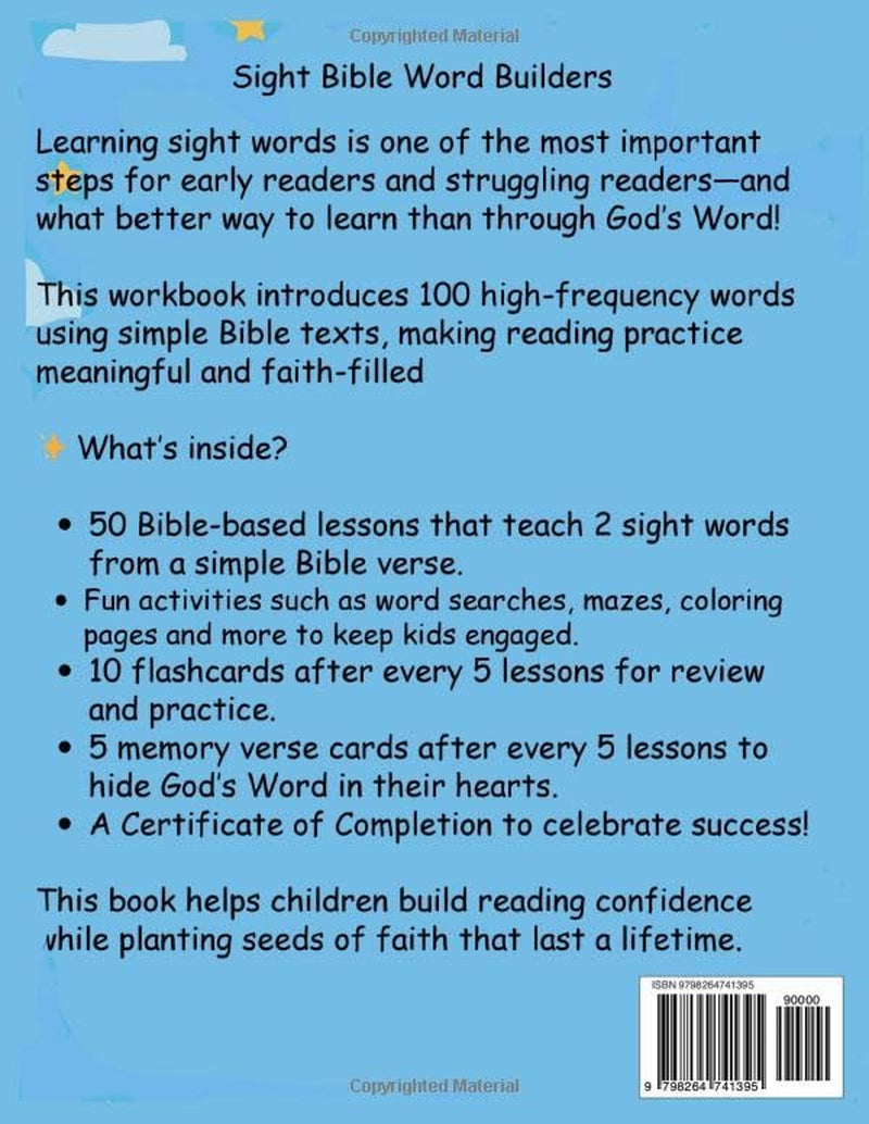 Sight words/ Bible word builder