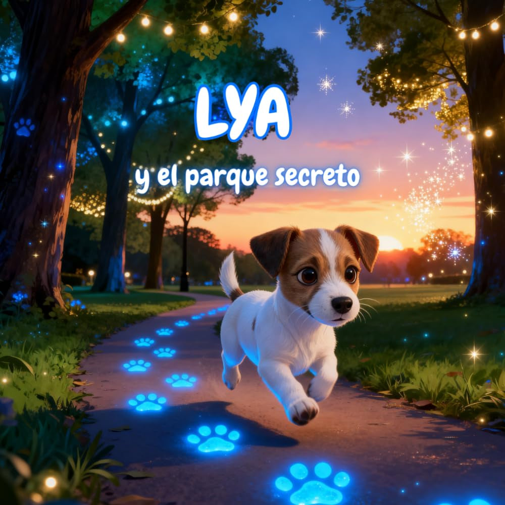 Lya y el parque secreto: Un cuento mágico interactivo para descubrir con tu linterna (Lya y el mundo mágico) (Spanish Edition)