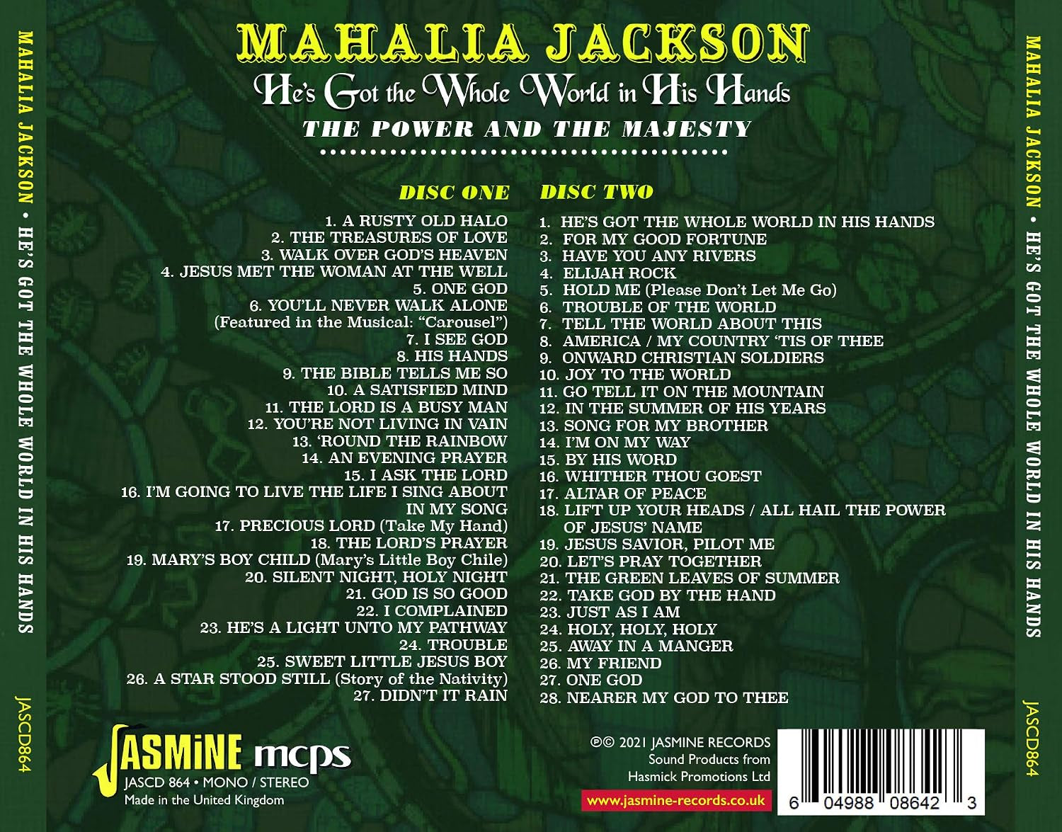 He's Got The Whole World In His Hands: Power & The Majesty / SinglesCollection