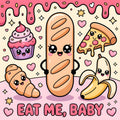 Eat Me, Baby: A Kawaii, Spicy & Wicked Coloring Book for Naughty Minds and Couples Who Love Dirty, Raunchy, and Risqué Fun (Spicy Patterns)
