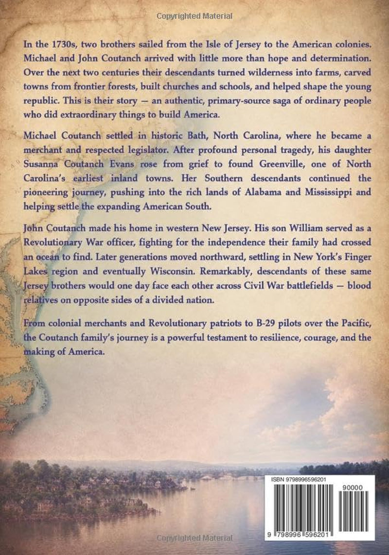 COUTANCH Jersey to Colonial America: Brothers Michael Coutanch of Bath, North Carolina & John Coutanch of Western New Jersey