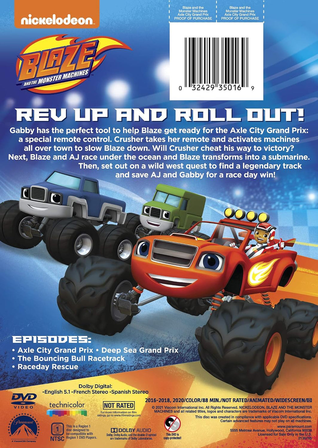 Blaze and the Monster Machines: Axle City Grand Prix