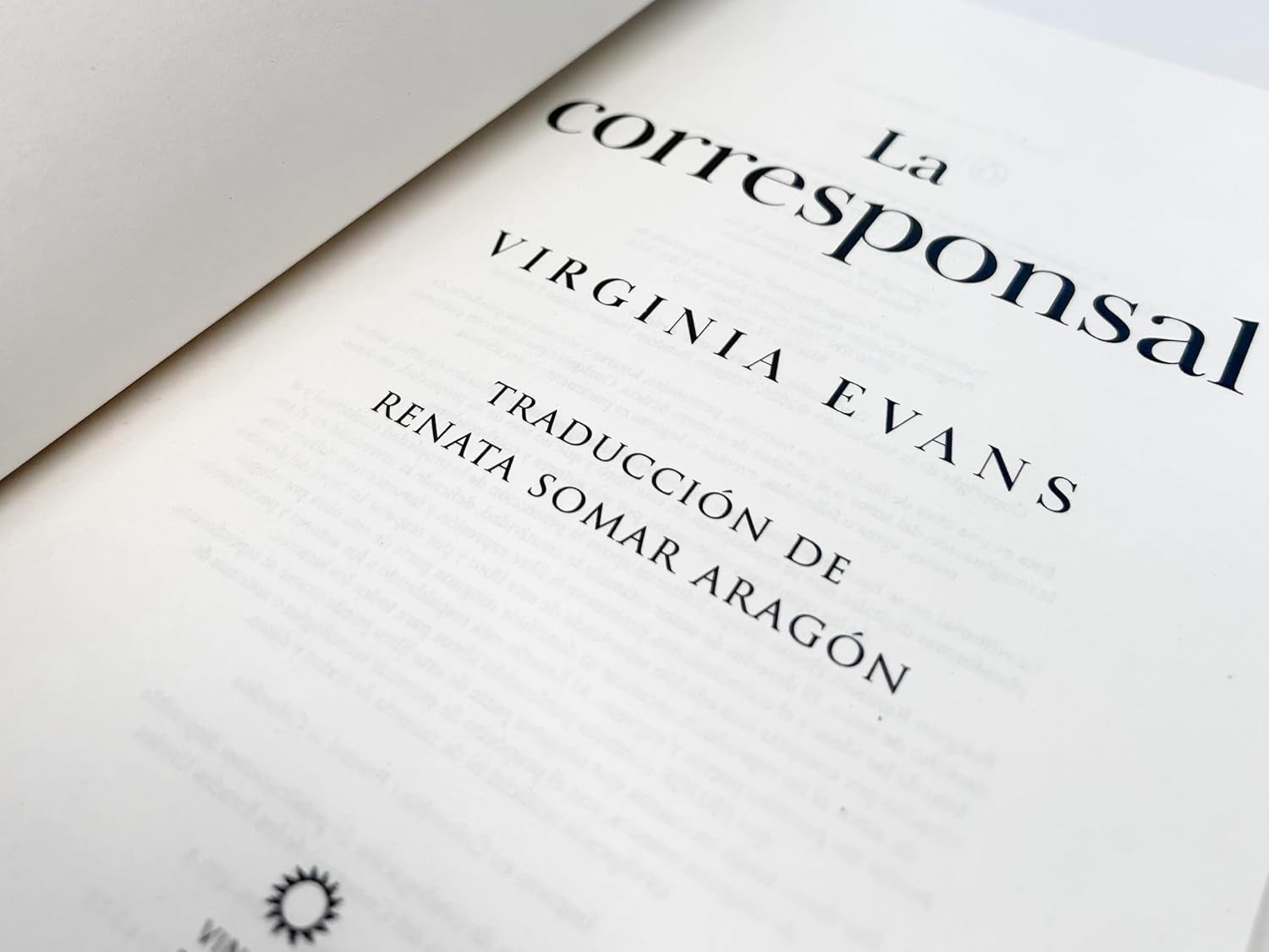 La corresponsal (Spanish Edition)