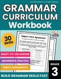 Grade 3 Grammar Curriculum Workbook: Daily Grammar Lessons, Practice & Assessment for 3rd Grade, Homeschool ELA Curriculum (Elementary Grammar & Writing Workbooks)