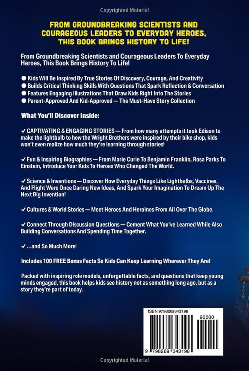 The Ultimate Book of Interesting Stories for Curious Kids: Amazing True Stories Plus Fun Illustrations From Science, History and More (Gift Books for Kids)