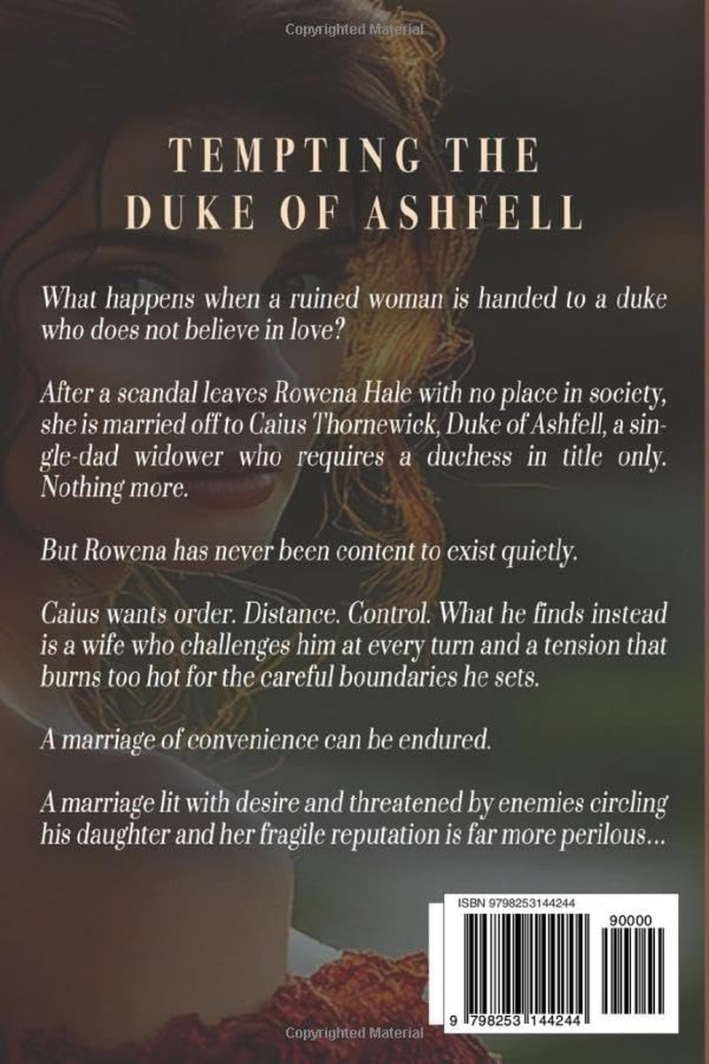Tempting the Duke of Ashfell: A Steamy Regency Romance Book (Terms of Desire)