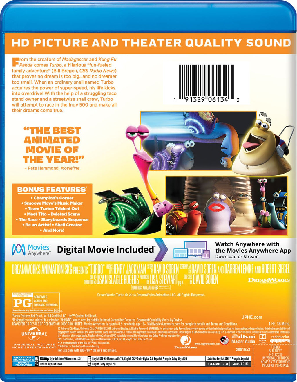 Turbo [Blu-ray]
