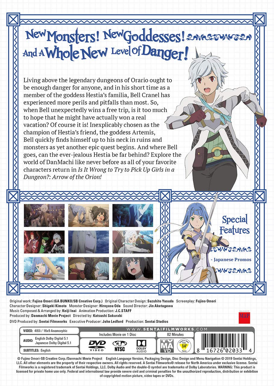 Is It Wrong To Pick Up Girls In A Dungeon? Arrow Of the Orion