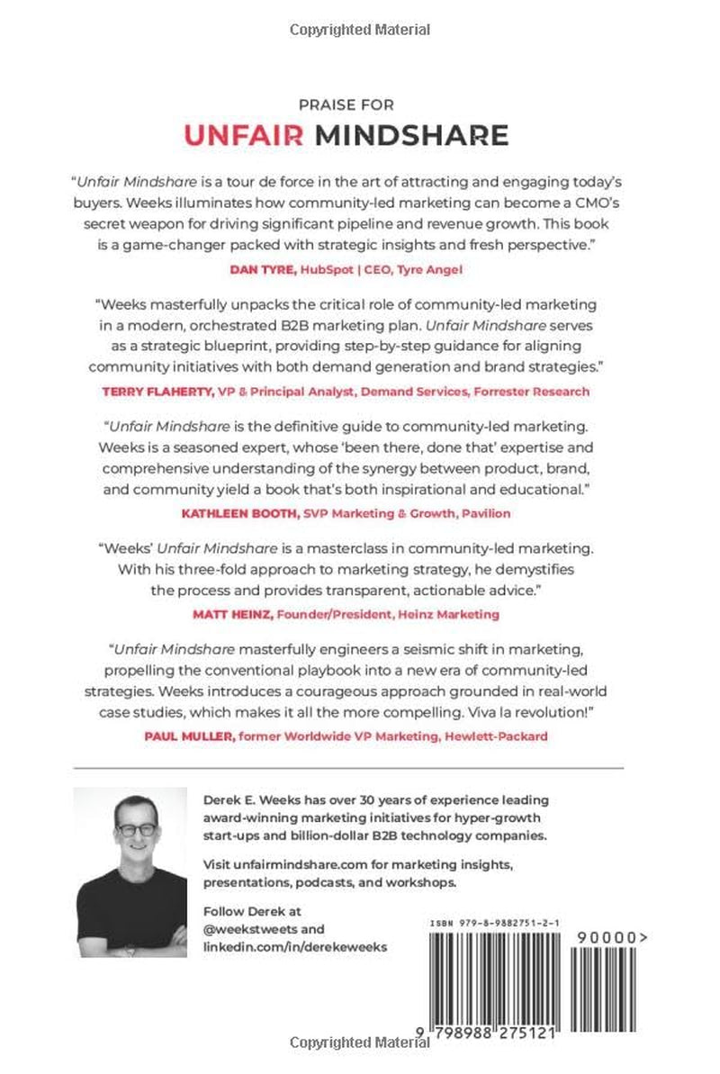 Unfair Mindshare: A CMO's guide to community-led marketing in a product-led world