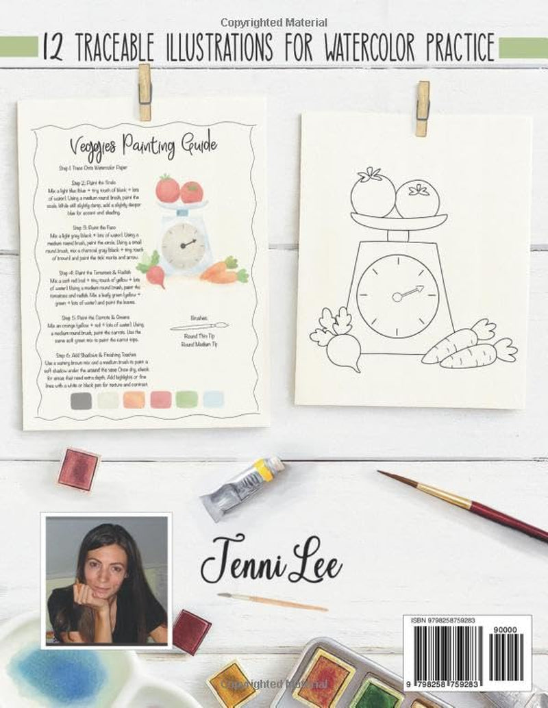 Farmers Market: Trace and Paint Watercolor Projects (Watercolor Trace and Paint Projects)