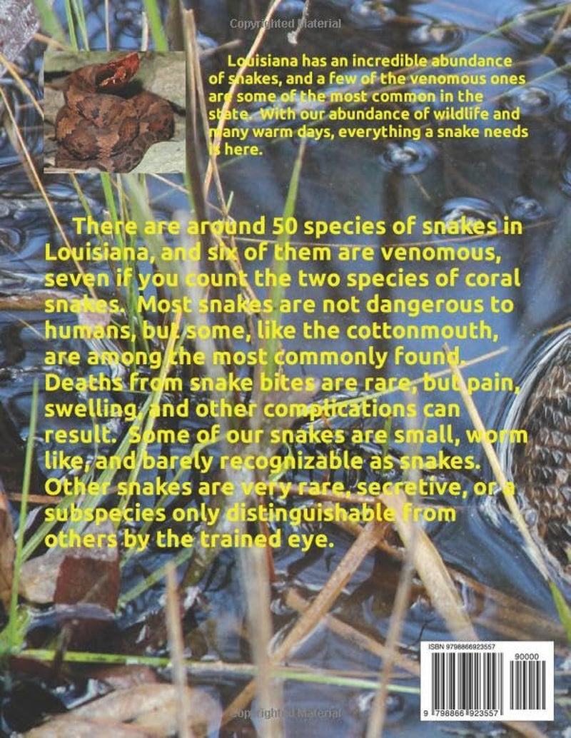 SNAKES OF LOUISIANA (Wildlife of North America and other educational books.)