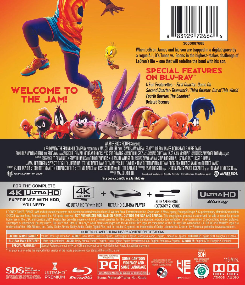 Space Jam: A New Legacy (4K Ultra HD + Blu-ray)