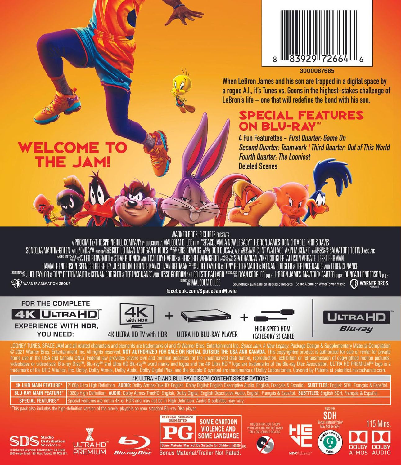 Space Jam: A New Legacy (4K Ultra HD + Blu-ray)