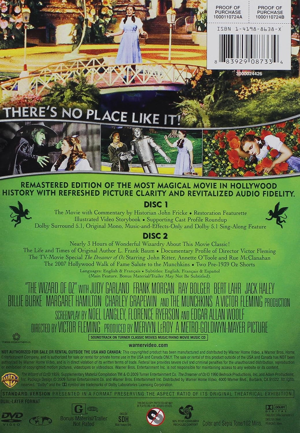 The Wizard of Oz (Two-Disc 70th Anniversary Edition)
