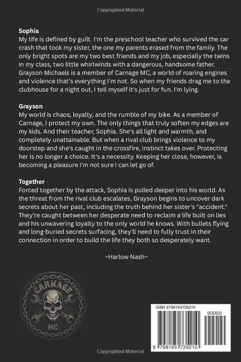 GRAYSON: Carnage MC New Jersey Book 1