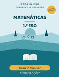Matemáticas 1.º ESO. Cuaderno de refuerzo: Repasa 1.º y prepara 2.º. Con todas las soluciones. Números, álgebra, geometría y más (Refuerzo 1.º ESO) (Spanish Edition)
