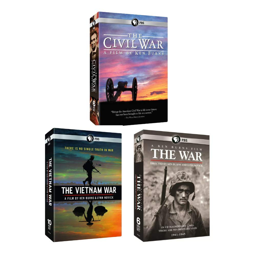 Ken Burns: The Civil War & The Vietnam War & The War Documentaries DVD Box Set