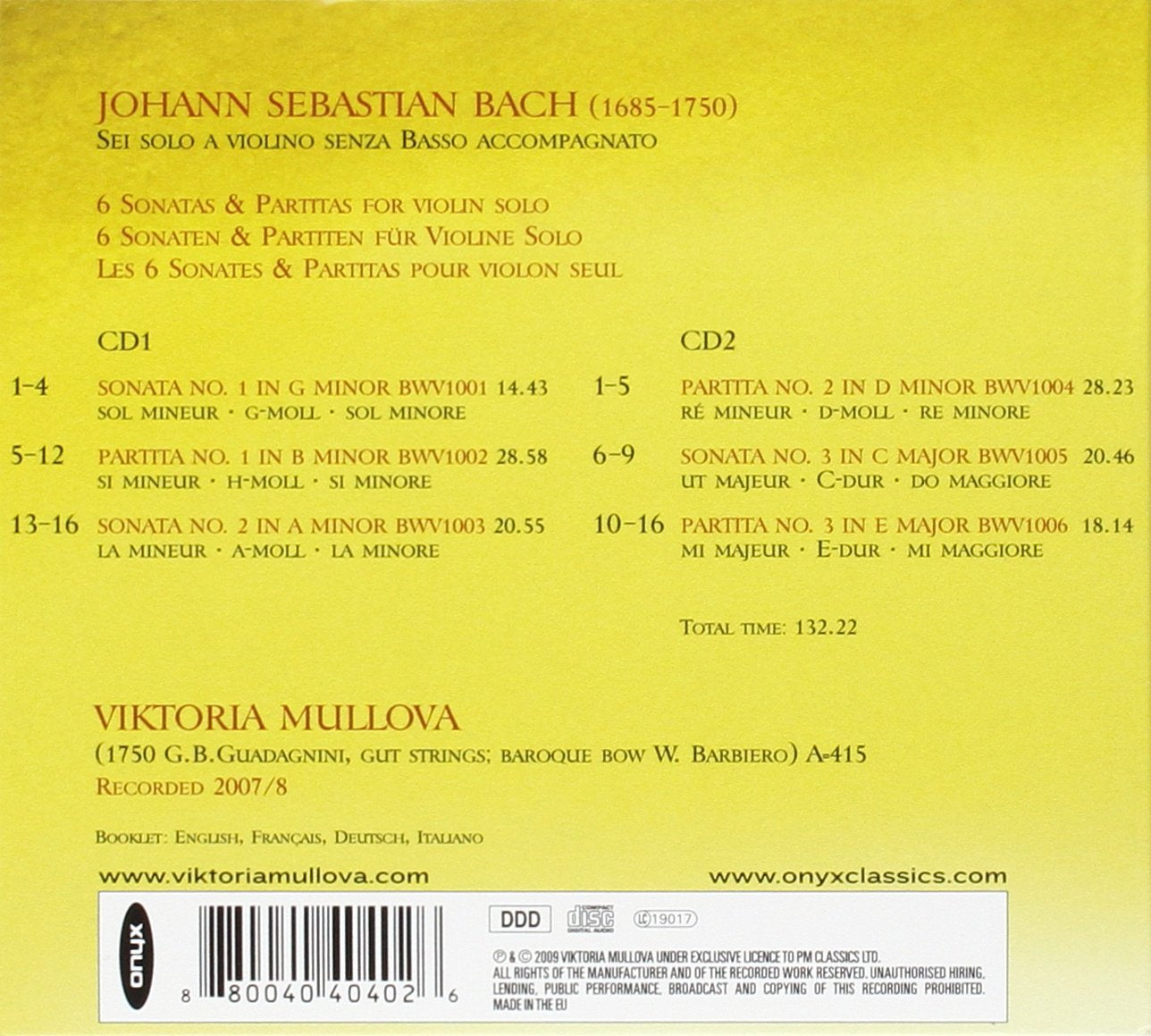 Bach, J.S.: Sonatas & Partitas