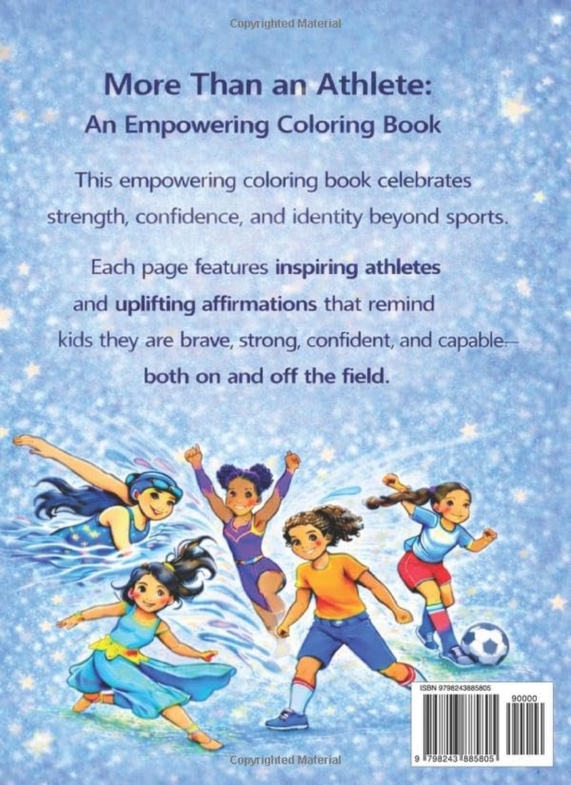 More than an athlete: An Empowering Coloring Book
