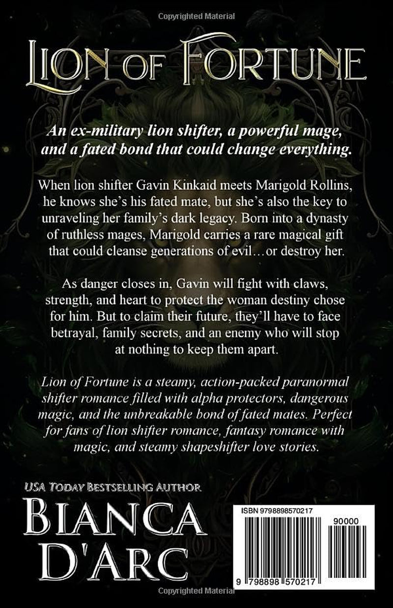 Lion of Fortune (Kinkaid Shifters)