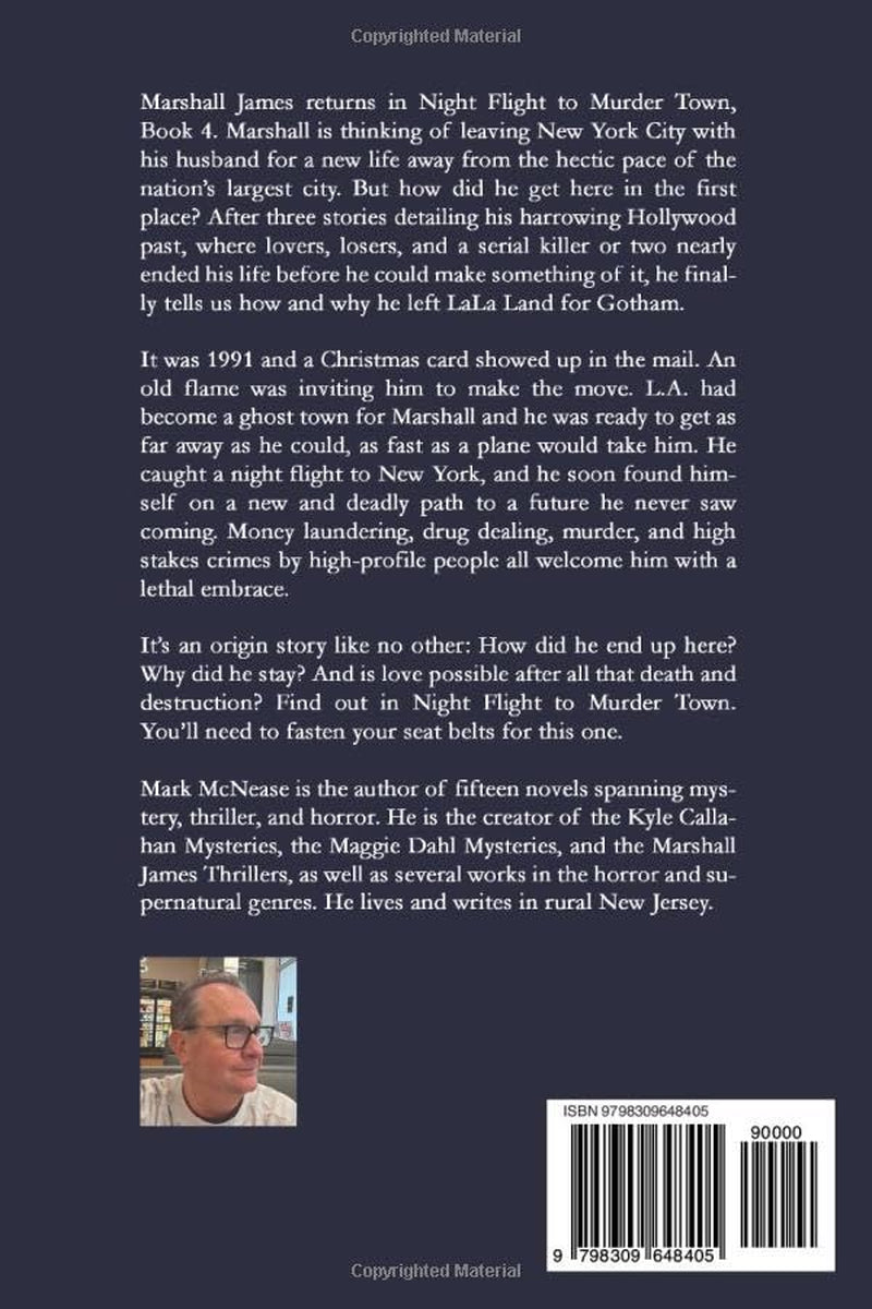 Night Flight to Murder Town: A Marshall James Thriller (Book 4)