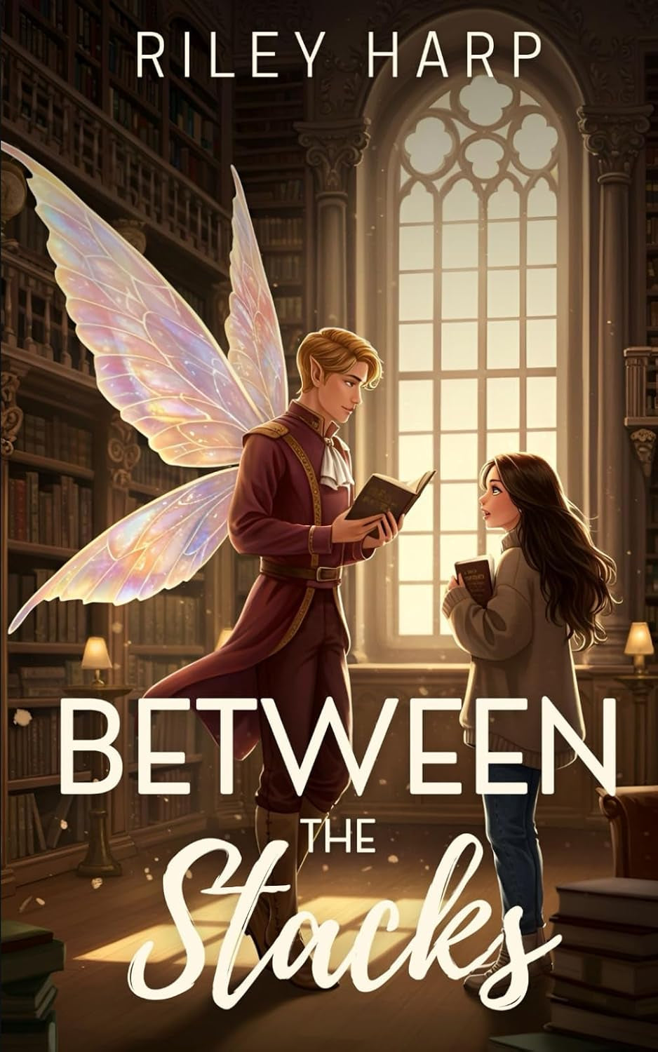 Between the Stacks: Cozy Fantasy Romance (Fairy-Touched Fiascos)