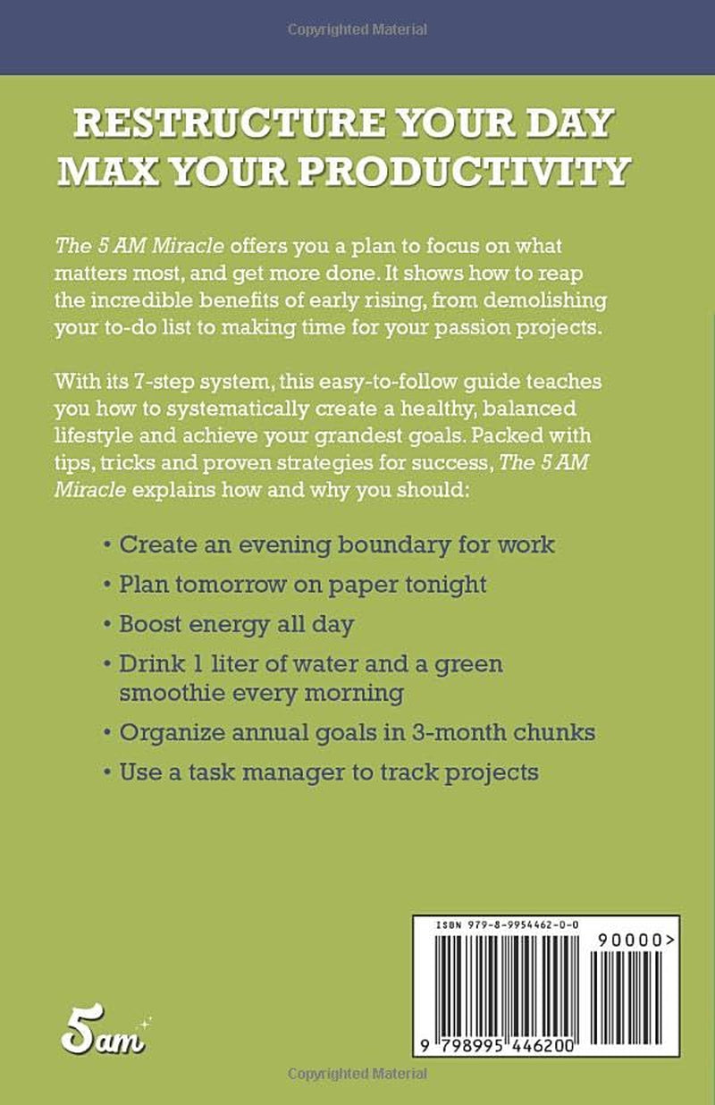 The 5 AM Miracle: Dominate Your Day Before Breakfast
