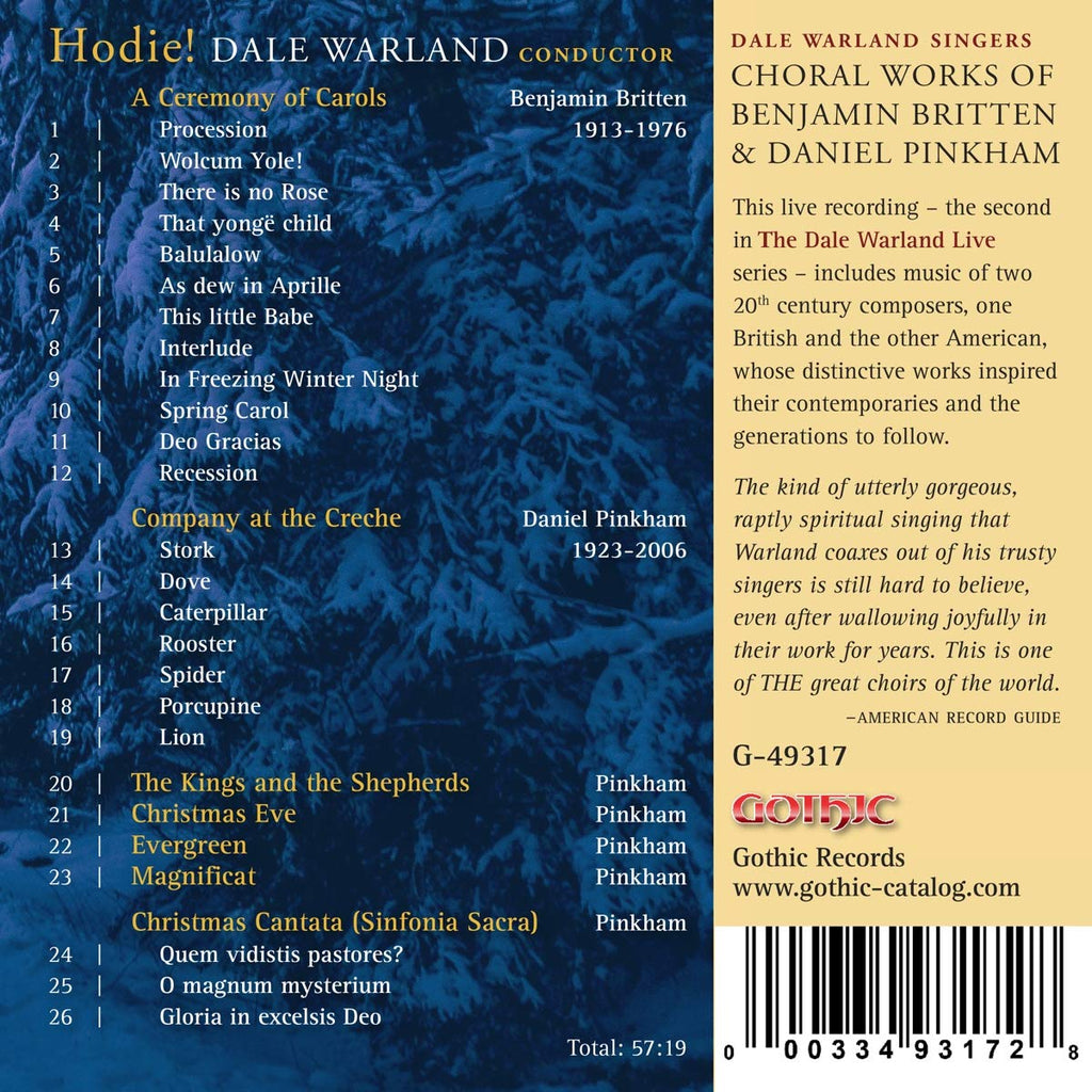 Hodie Choral Works