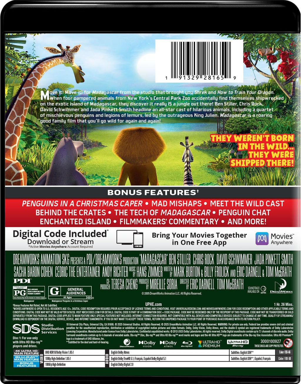 Madagascar - 4K Ultra HD + Blu-ray + Digital