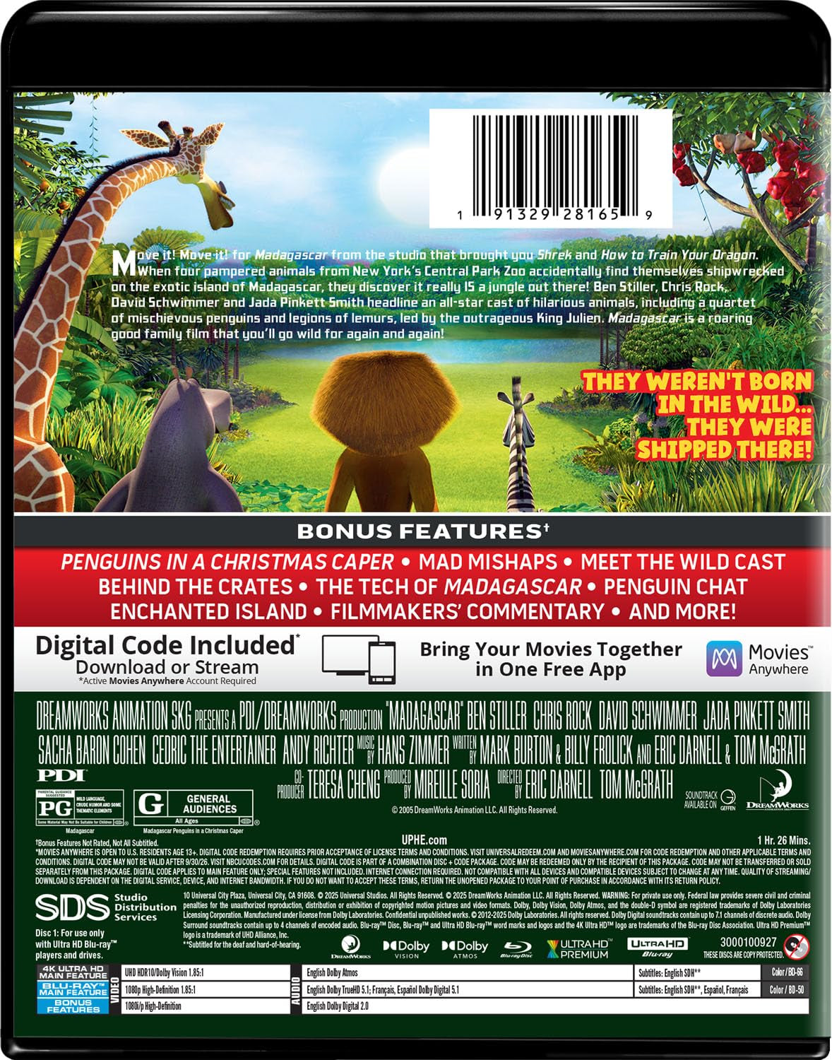 Madagascar - 4K Ultra HD + Blu-ray + Digital