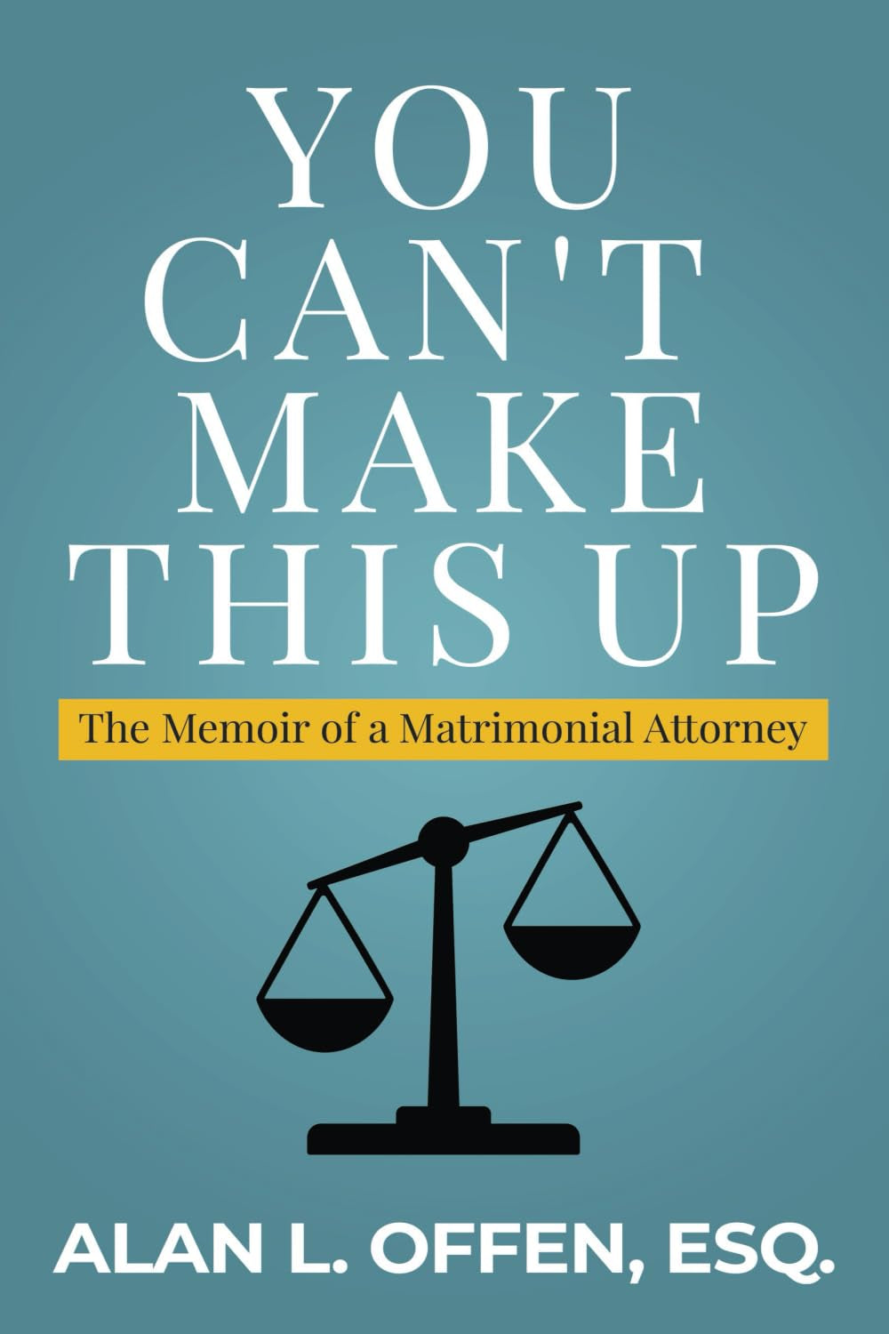 You Can't Make This Up: The Memoir of a Matrimonial Attorney