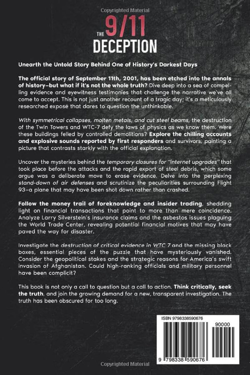 The 9/11 Deception: An Inside Job and The Real Story of September 11th, 2001 (The Dark Secrets Series: Exposing Government Lies and Cover-Ups)