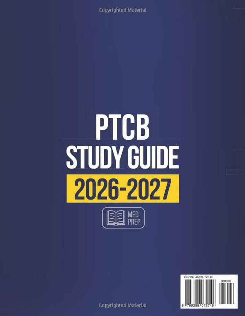 PTCB Study Guide: 5,000+ Questions, 40 Real Exam-Style Full-Length Simulations, Top 300 Drugs Made Simple, Step-by-Step Explanations, and a Structured Study Plan to Pass Without Overwhelm
