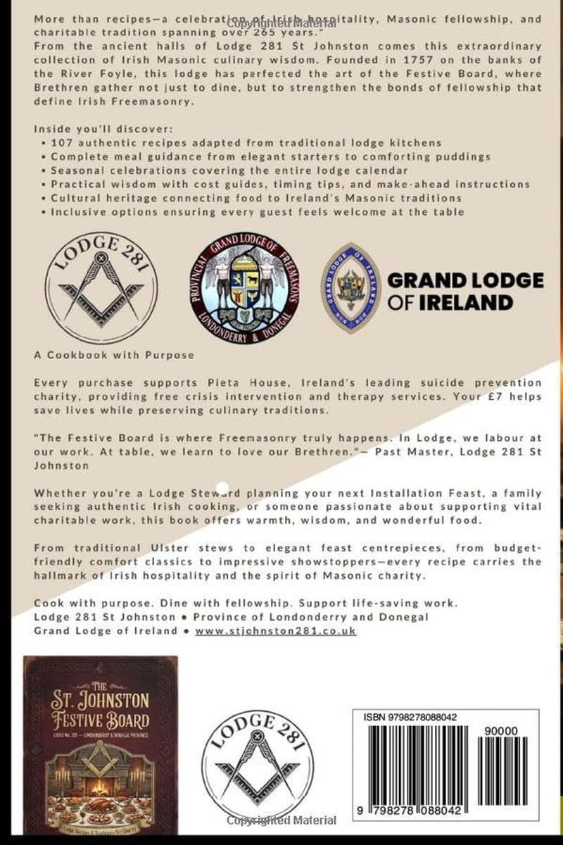 A Treasury of Irish Masonic Culinary Traditions: By St Johnston Masonic Lodge 281