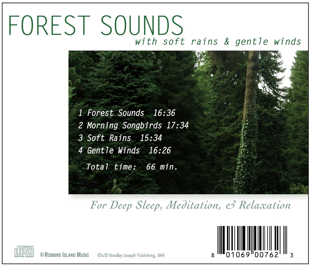 Forest Sounds: with Soft Rains & Gentle Winds Nature Sounds, Deep Sleep Music, Meditation, Relaxation Sounds of Nature