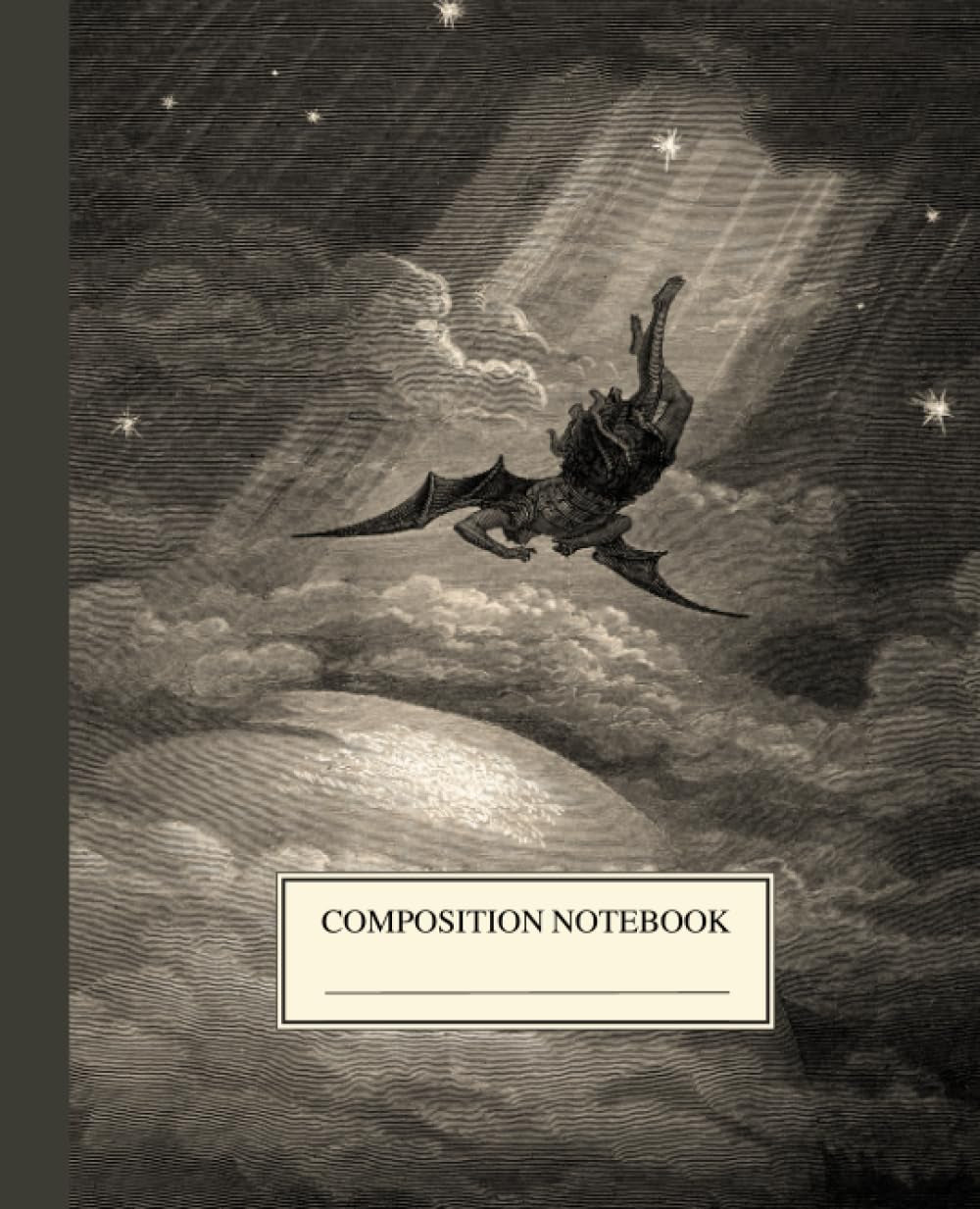 Composition Notebook College Ruled: Vintage Satan Illustration | Macabre Aesthetic Journal for School, College & Work