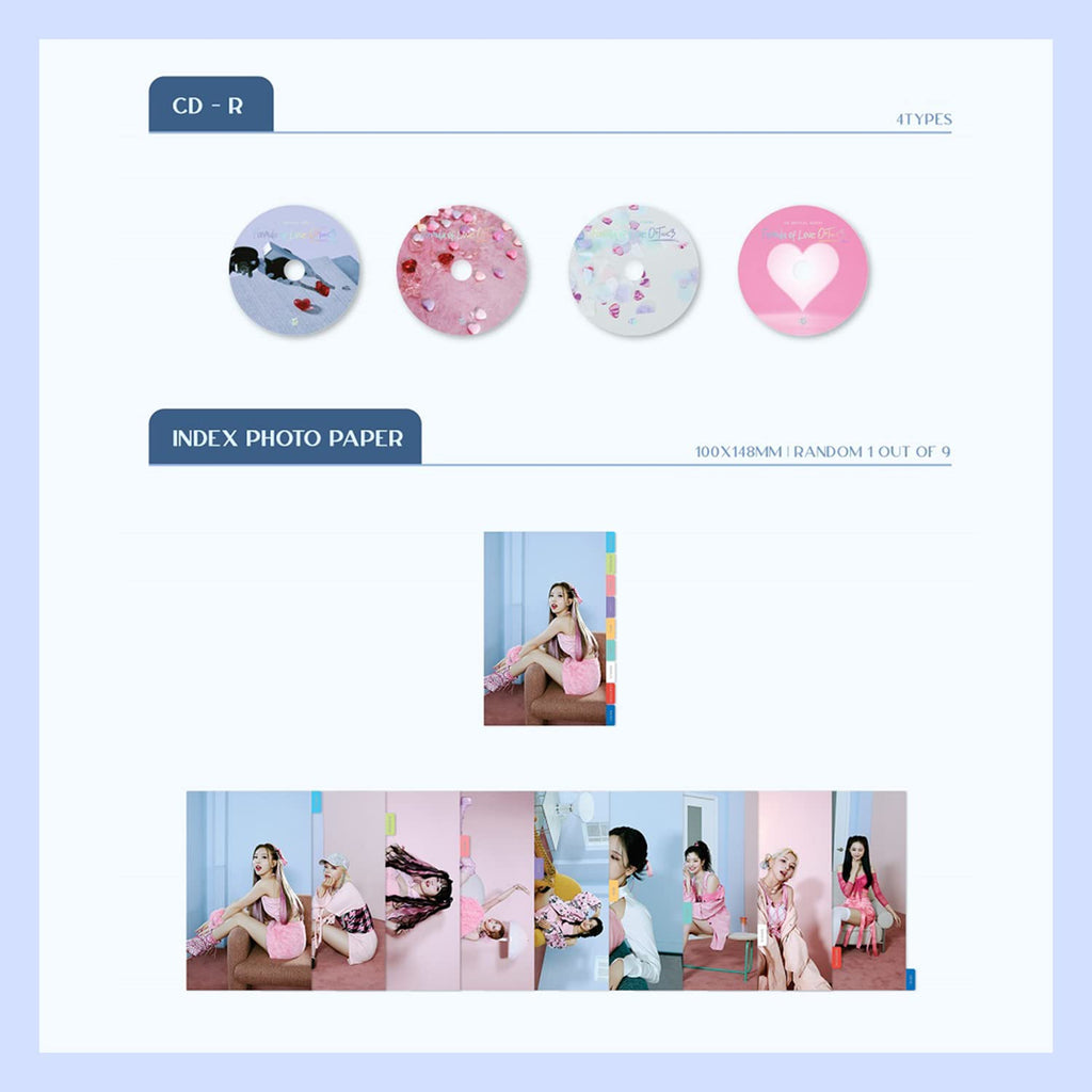 Formula of Love: O+T=< 3 The 3rd Full Album STUDY ABOUT LOVE Ver. Photobook R + Index Photo Paper + Scientist ID Card + 5 Extra Photocards Official K-POP Sealed Album