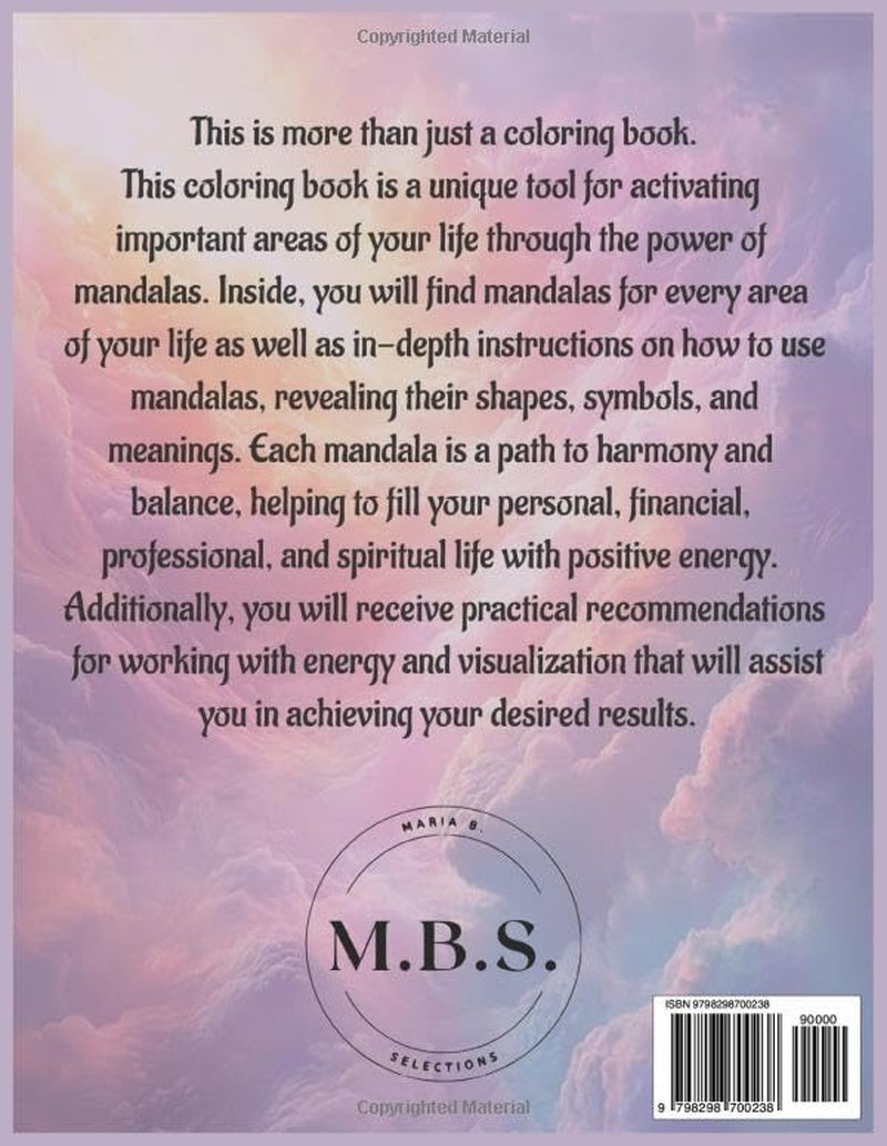 MANDALAS OF LIFE SPHERES: Activation, Harmonization, and Energy Enrichment: An Adult COLORING BOOK with Easy, Simple, and Relaxing Pages Featuring Amazing Patterns to Activate and Energize Your Life