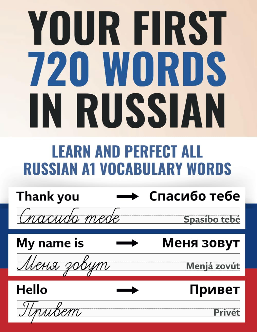 Your first 720 words in Russian | Learn and perfect the most important Russian words as a beginner in just a few weeks | Achieve the Russian A1 level as easily as possible