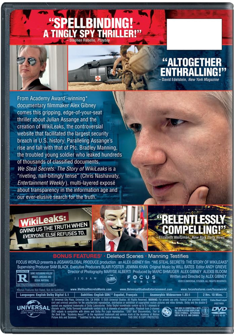 We Steal Secrets: The Story of Wikileaks