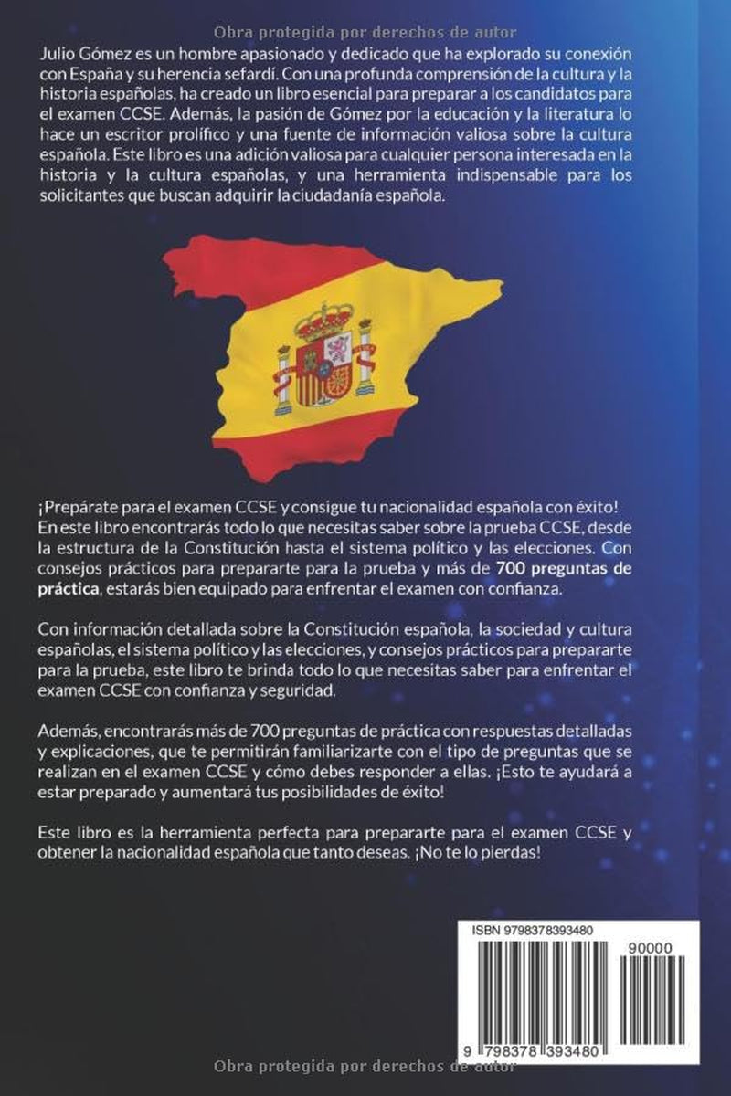 Ciudadanía Española: Guía Completa para el Examen CCSE (Spanish Edition)