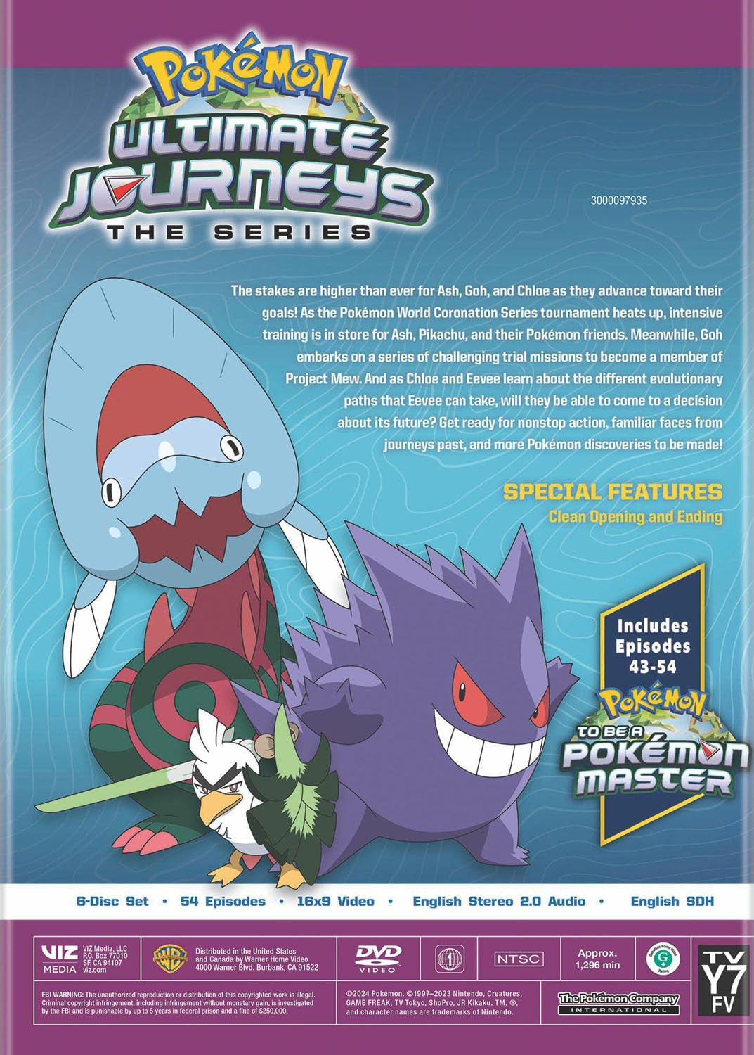 Pokémon The Series: Ultimate Journeys Complete Season (DVD)