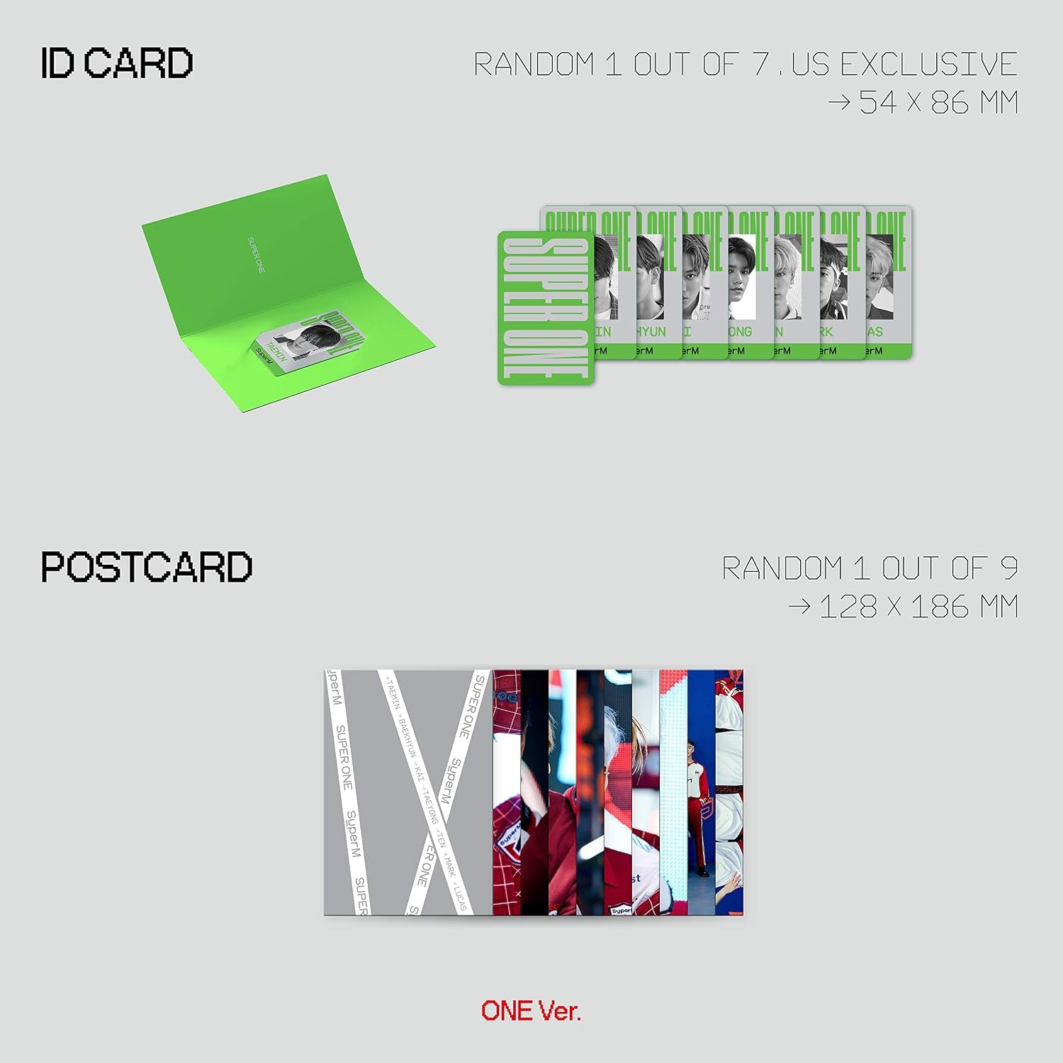 SuperM The 1st Album 'Super One' [One Ver.]