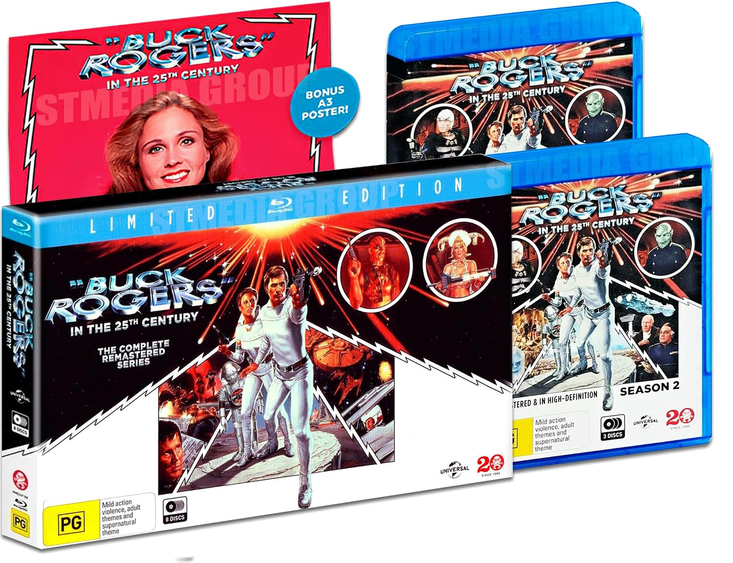 Buck Rogers in the 25th Century: The Complete Series [8-Disc Set] [1979-1981] [Blu-ray] [Region Free]