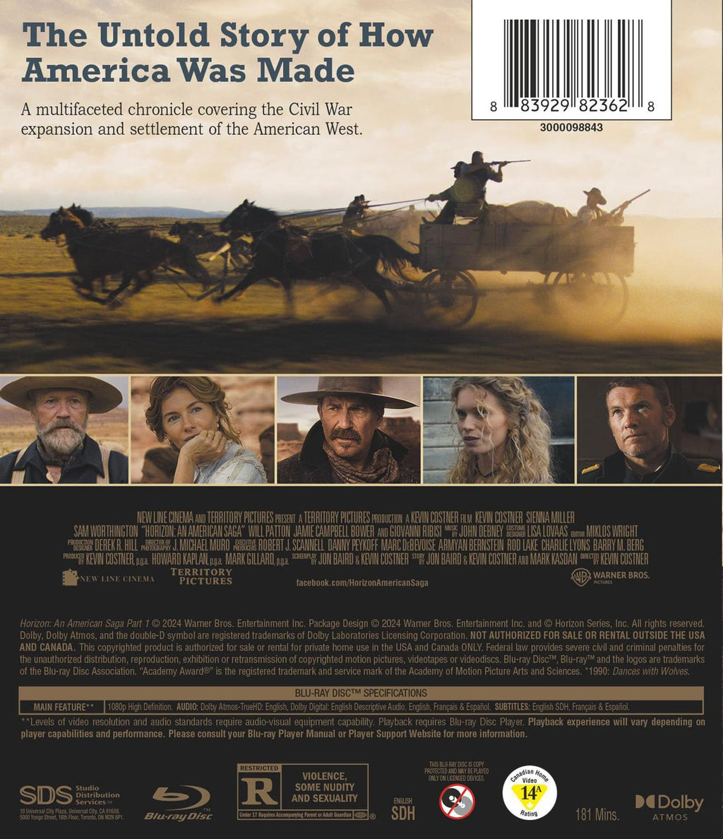 Horizon: An american Saga Chapter 1 (Blu-ray)