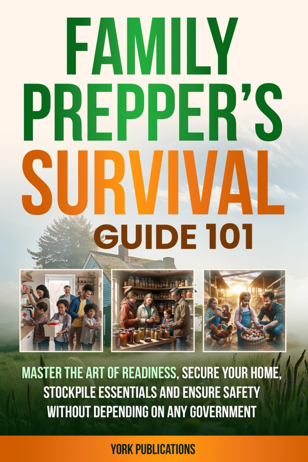 FAMILY Prepper’s Survival Guide 101: Master the art of readiness, secure your home, stockpile essentials, and ensure safety without depending on any government