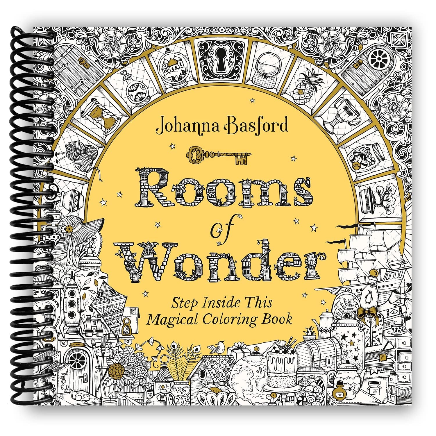 Rooms of Wonder: Step Inside This Magical Coloring Book