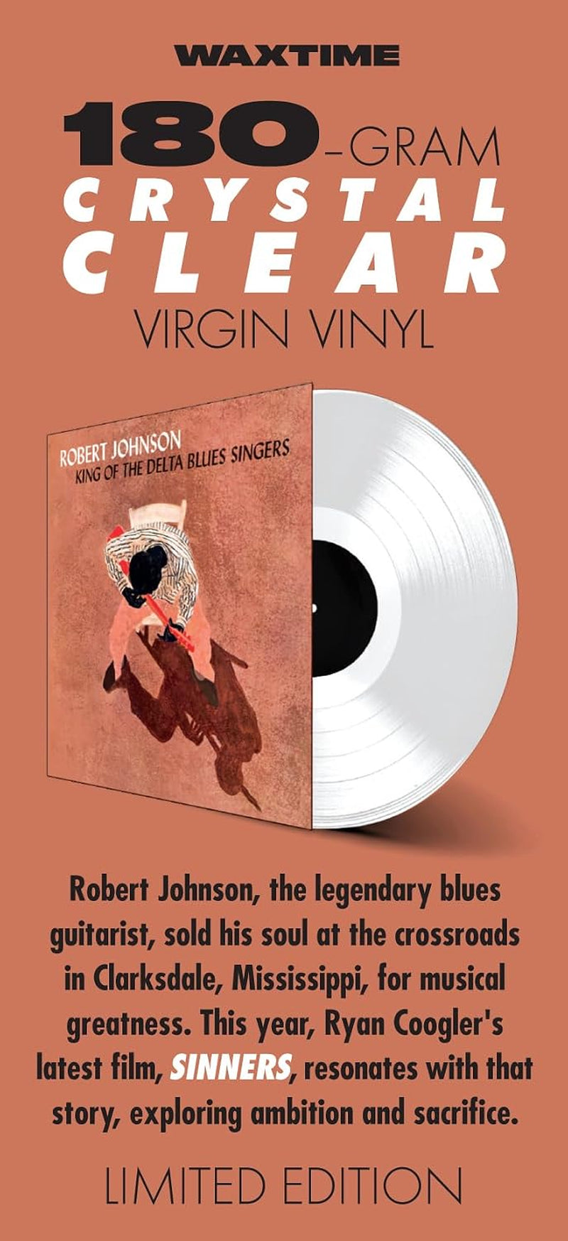 King Of The Delta Blues Singers - Limited Crystal Clear Tracks